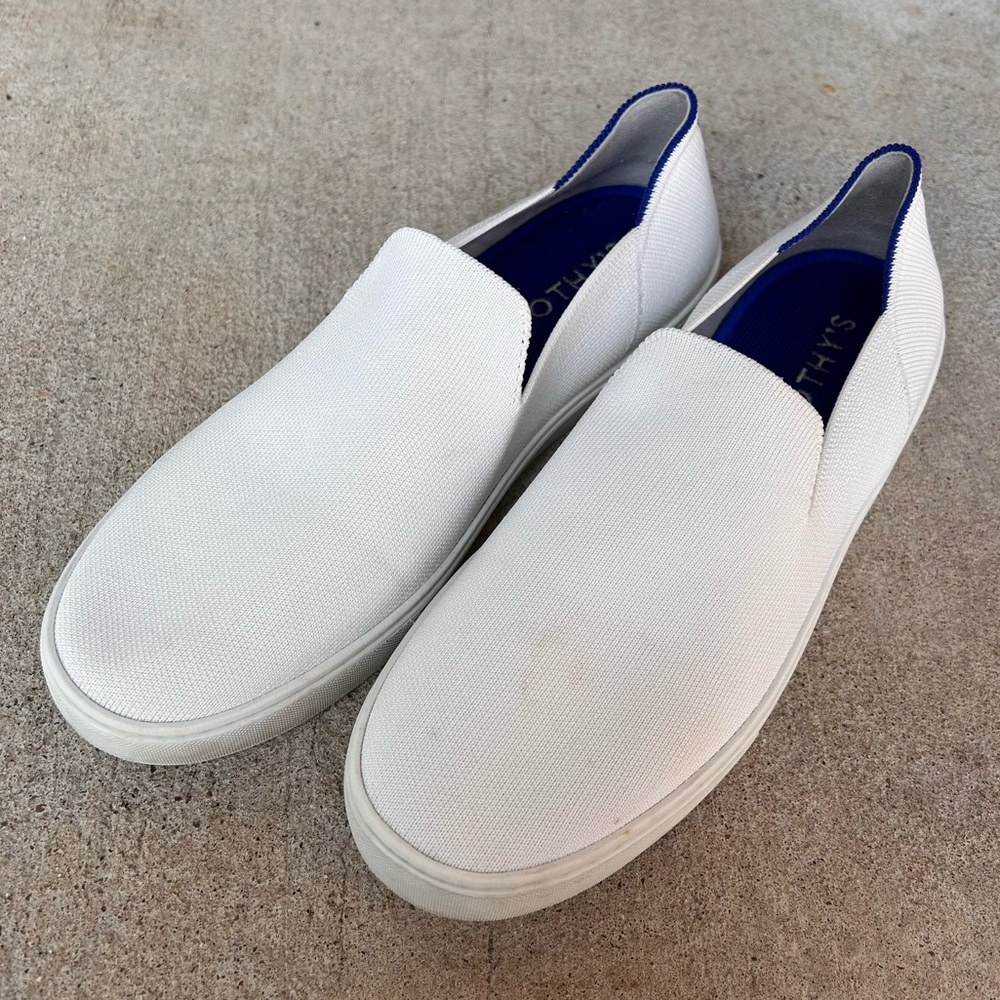 Rothy‘s The Original Slip On Sneaker White Size 12
